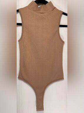 DYNAMIC Ribbed Mock Neck Bodysuit